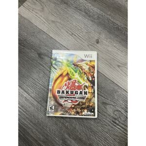 BAKUGAN: Defenders of the Core (Nintendo Wii, 2010) With Manual